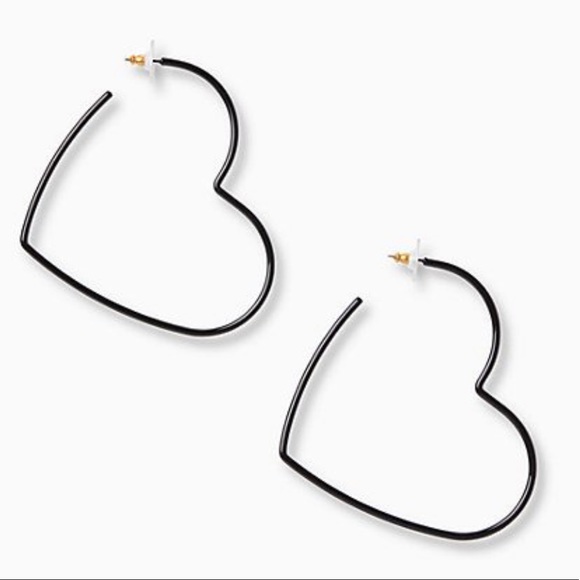 kate spade Jewelry - 🆕 kate spade ♠️  My Precious Heart Hoop Earrings